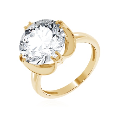 Купить оптом кольцо из серебра с фианитом 1320201495 от Krasnoe