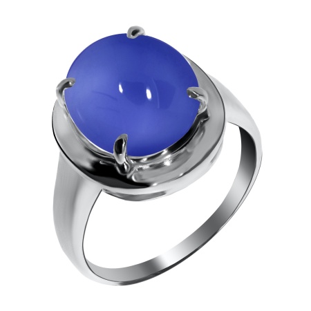 Купить оптом кольцо из серебра с халцедоном 1340600029-80 от Krasnoe