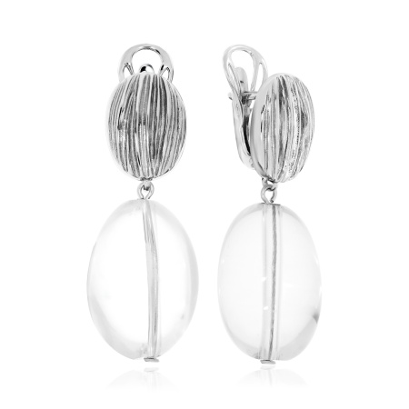 Купить оптом серьги из серебра с хрусталём 2340521388 от Krasnoe