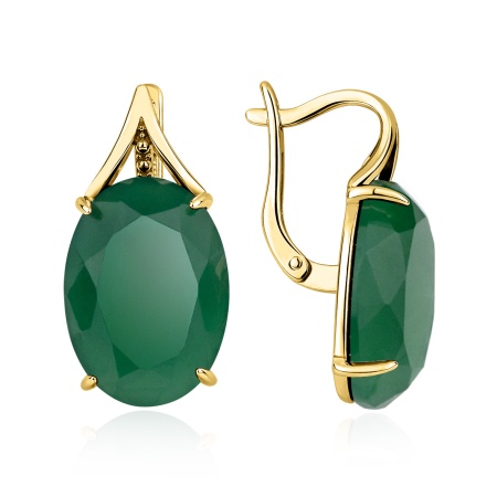 Купить оптом серьги из серебра с агатами 2320395755-60 от Krasnoe