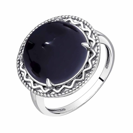 Купить оптом кольцо из серебра с агатом 1340391999-20 от Krasnoe