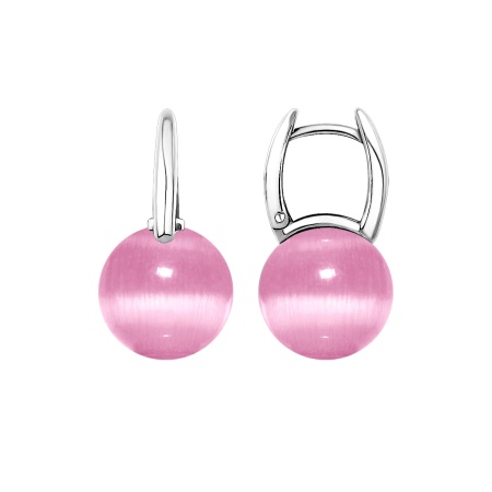 Купить оптом серьги из серебра с кошачий глазами 2340264318-30 от Krasnoe