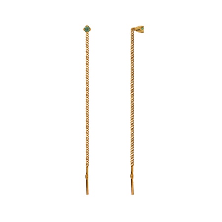 Купить оптом серьги из серебра с бериллами 2320014081-1 от Krasnoe