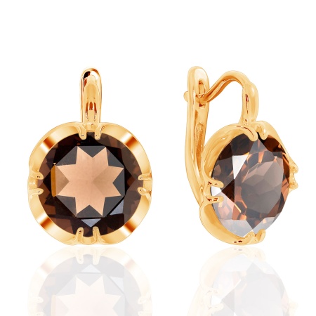 Купить оптом серьги из серебра с топазами 2320101495 от Krasnoe