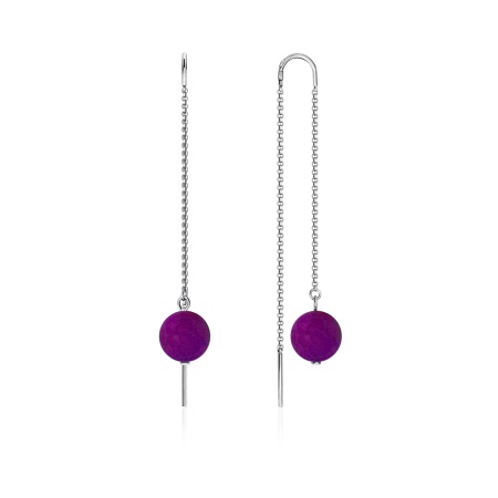 Купить оптом серьги из серебра с агатами 2340390712-30 от Krasnoe