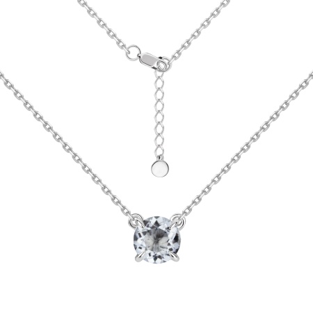 Купить оптом колье из серебра с хрусталём 8340525616-16-36 от Krasnoe