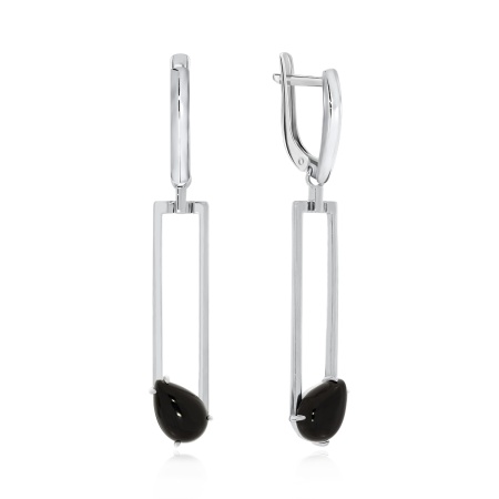 Купить оптом серьги из серебра с агатами 2340391516-20 от Krasnoe