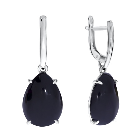 Купить оптом серьги из серебра с агатами 2340390500-20 от Krasnoe