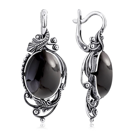 Купить оптом серьги из серебра с агатами 2310395097-20 от Krasnoe