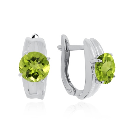 Купить оптом серьги из серебра с ситаллами 2340881670-65 от Krasnoe