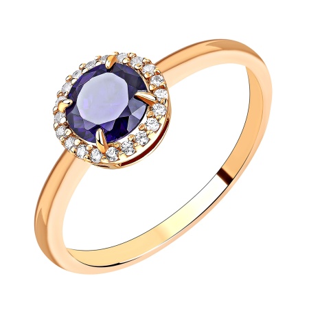 Купить оптом кольцо из серебра с фианитами 1320201972л-92 от Krasnoe