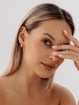 Купить оптом серьги из серебра без вставок 2320400328 от Krasnoe