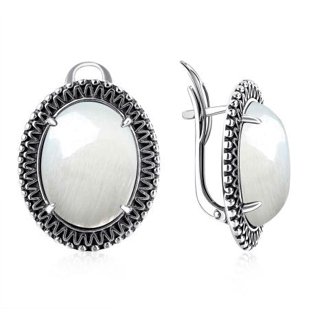 Купить оптом серьги из серебра с перламутрами 2310491857 от Krasnoe