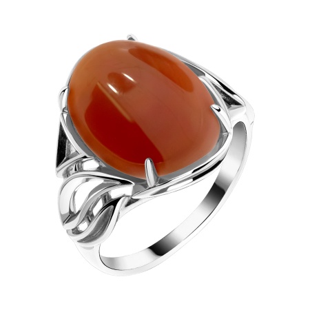 Купить оптом кольцо из серебра с агатом 1340395707-40 от Krasnoe