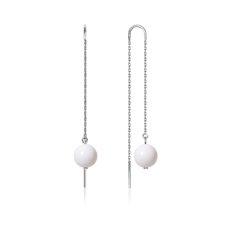 Купить оптом серьги из серебра с агатами 2340390710-2-10 от Krasnoe