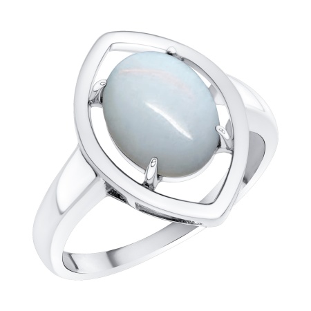 Купить оптом кольцо из серебра с лунным камнем 1340935766 от Krasnoe