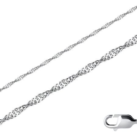 Купить оптом цепь из серебра без вставок 365703012060 от Krasnoe