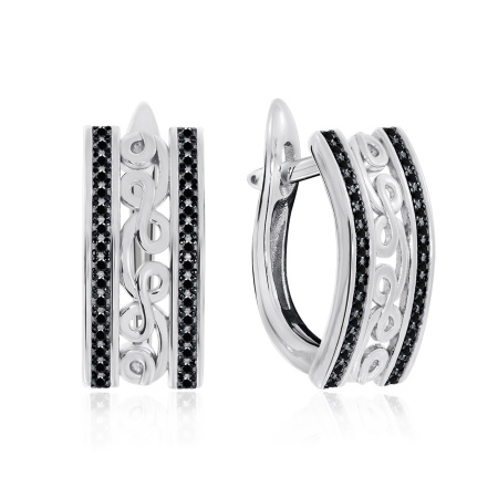 Купить оптом серьги из серебра с ситаллами 2348881361л-20 от Krasnoe