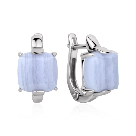 Купить оптом серьги из серебра с агатами 2340396589-1-84 от Krasnoe