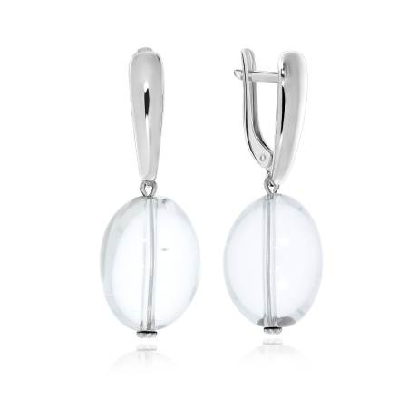 Купить оптом серьги из серебра с хрусталём 2340520390 от Krasnoe