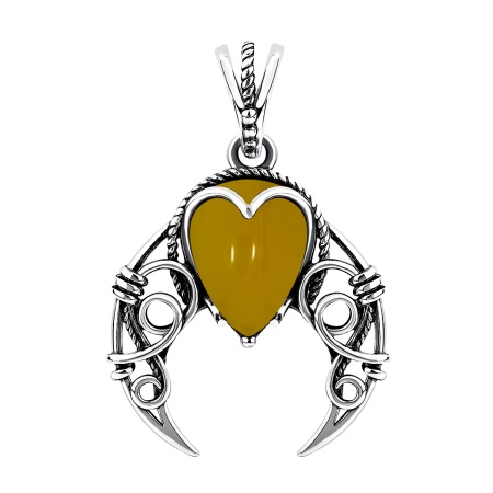 Купить оптом подвеска из серебра с агатом 3310395069-50 от Krasnoe