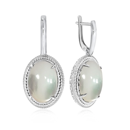 Купить оптом серьги из серебра с перламутрами 2340490963 от Krasnoe