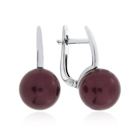 Купить оптом серьги из серебра с жемчугами 2340241557-1-37 от Krasnoe