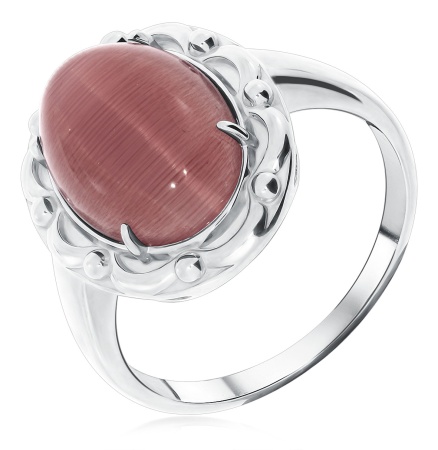 Купить оптом кольцо из серебра с кошачий глазом 1340265116-33 от Krasnoe