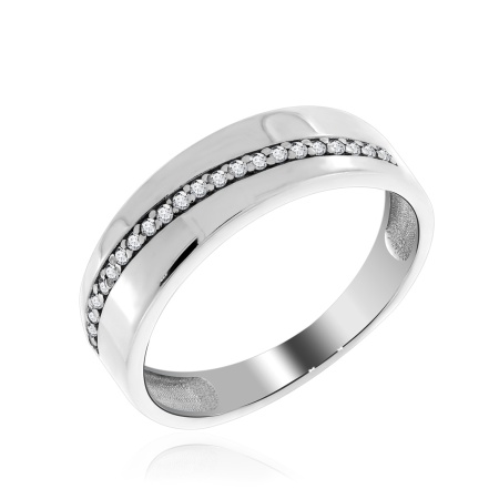 Купить оптом кольцо из серебра с фианитами 1340201466л от Krasnoe