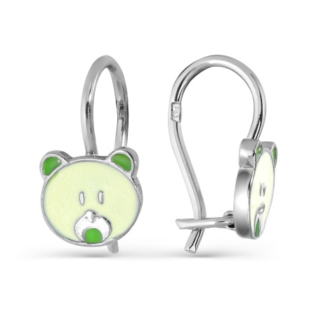 Купить оптом серьги из серебра без вставок 3627010344-2 от Krasnoe