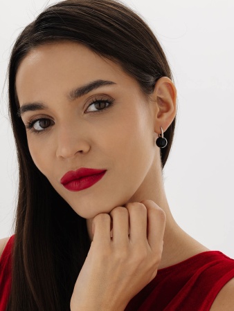 Купить оптом серьги из серебра с агатами 2340394318-20 от Krasnoe