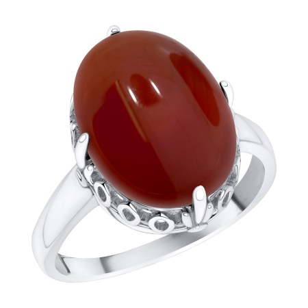 Купить оптом кольцо из серебра с агатом 1340395939-31 от Krasnoe