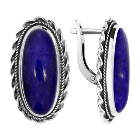 Купить оптом серьги из серебра с агатами 2310395132-80 от Krasnoe