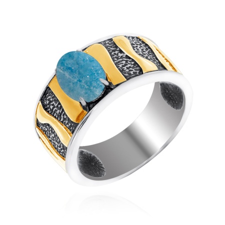 Купить оптом кольцо из серебра с виоланом 1317В01758 от Krasnoe