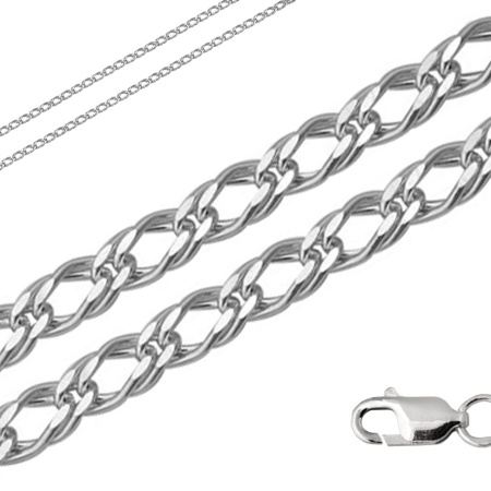 Купить оптом цепь из серебра без вставок 365905020050 от Krasnoe