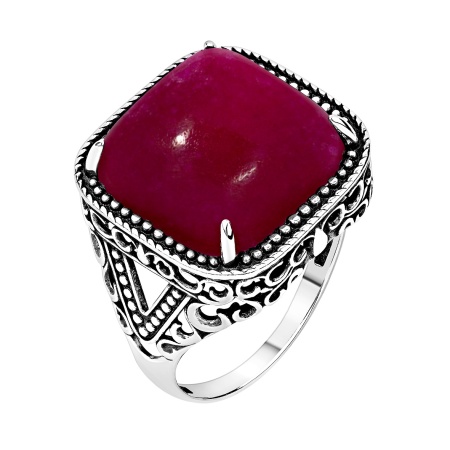 Купить оптом кольцо из серебра с агатом 1310395157-37 от Krasnoe