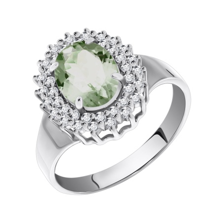 Купить оптом кольцо из серебра с фианитами 1340200145л-69 от Krasnoe