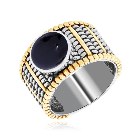 Купить оптом кольцо из серебра с агатом 1317391755-20 от Krasnoe