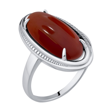 Купить оптом кольцо из серебра с агатом 1340395806-31 от Krasnoe