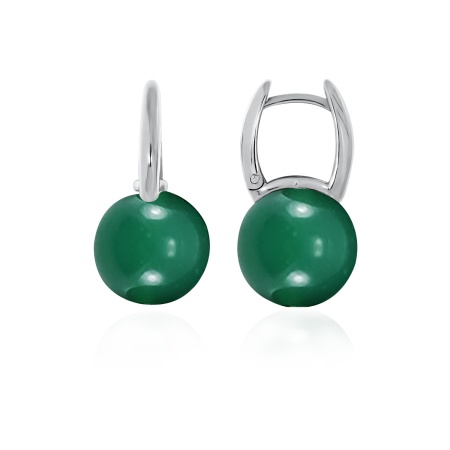 Купить оптом серьги из серебра с агатами 2340394318-60 от Krasnoe