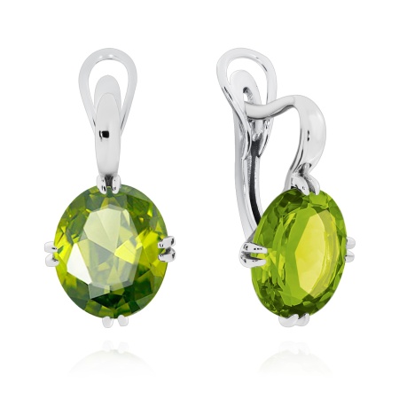 Купить оптом серьги из серебра с ситаллами 2340881497-65 от Krasnoe