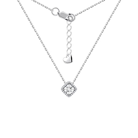 Купить оптом колье из серебра с фианитами 8340201875л-16-45 от Krasnoe