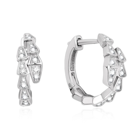 Купить оптом серьги из серебра с фианитами 2340205967 от Krasnoe