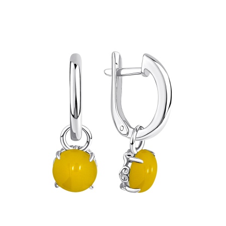 Купить оптом серьги из серебра с агатами 2340391791-50 от Krasnoe