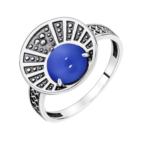 Купить оптом кольцо из серебра с халцедоном 1310601982-80 от Krasnoe