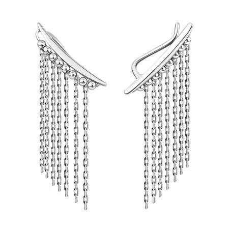 Купить оптом серьги из серебра без вставок 2340404904-16 от Krasnoe