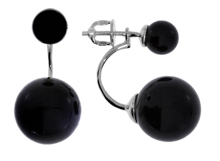 Купить оптом пусеты из серебра с агатами 2340392014-2 от Krasnoe