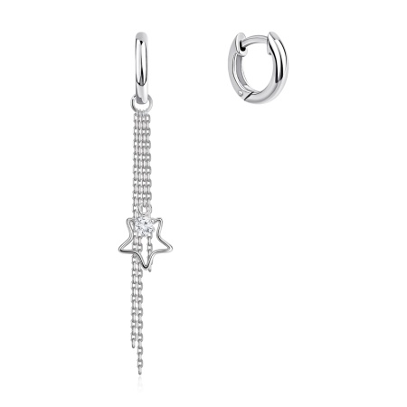 Купить оптом серьги из серебра с фианитами 2340205689-16 от Krasnoe