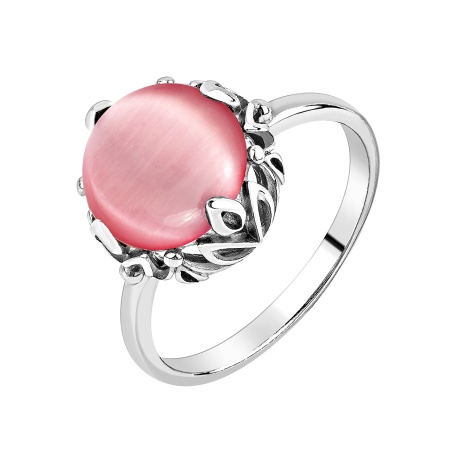 Купить оптом кольцо из серебра с кошачий глазом 1340265174-70 от Krasnoe