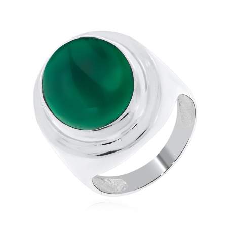 Купить оптом кольцо из серебра с агатом 1340390978-60 от Krasnoe